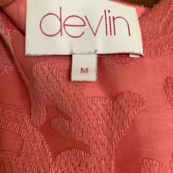 Devlin Revolve Women Pink Floral Dress Medium - Picture 5 of 9